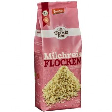 Bauckhof BIO bezglutēna pilngraudu piena rīsu pārslas, 425g