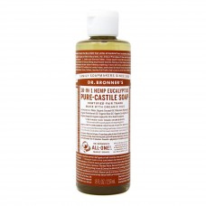Dr. Bronner’s 18in1 šķidrās Kastīlijas ziepes ar eikaliptu, 240ml