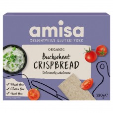 Amisa BIO bezglutēna kraukšķīgās pilngraudu griķu sausmaizītes, 120g