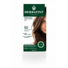 Herbatint ilgnoturīga želejveida matu krāsa, 5D (gaiši zeltaini kastaņbrūna), 150ml