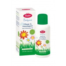 Topfer Babycare masāžas un ķermeņa kopšasnas eļļa bērniem un zīdaiņiem ar klijām un kliņģerītēm, 100ml