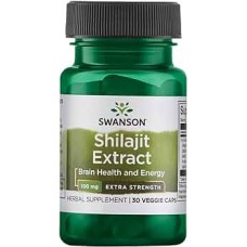 Swanson uztura bagātinātājs Shilajit Extract (mumijo ekstrakts), 30 kaps.