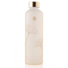 Equa Mismatch stikla ūdens pudele matēta Ginko, 750ml