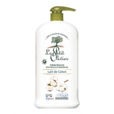 Le Petit Olivier hipoalerģiska krēmveida dušas želeja “Cotton Milk”, 750ml