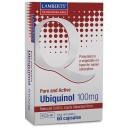 Lamberts uztura bagātinātājs Ubihinols (reducēts koenzīms Q10 viegli absorbējamā formā) 100mg, 60 kaps.