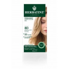 Herbatint ilgnoturīga želejveida matu krāsa, 8D (gaiši zeltaini blonda), 150ml