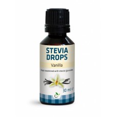 Sukrin Stevia Drops dabīgs saldinātājs - stēvijas pilieni ar vaniļas garšu, 30ml