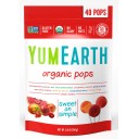 YumEarth BIO ledenes uz kātiņa ar dažādu augļu un ogu garšu 8 veidi, 241g / 40 gab.