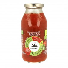 Alce Nero BIO sagrieztu tomātu biezenis ar baziliku, 500g