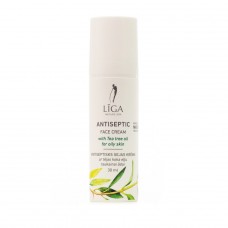 Līga Nature SPA sejas krēms antiseptisks ar tējas koka eļļu kombinētai un taukainai ādai, 30ml