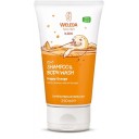 Weleda Kids dušas želeja un šampūns bērniem "Sulīgais apelsīns", 150ml