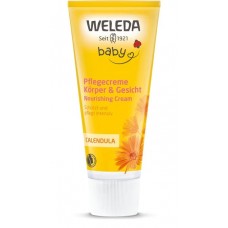 Weleda kliņģerīšu mitrinošais krēms ķermeņa ādas kopšanai bērniem, 75ml