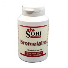 SOHI uztura bagātinātājs Bromelaīns 2400 GDU, 60 kaps.
