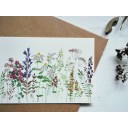 Mydesignpictures kartīte 10*7 cm Pļavas ziedi