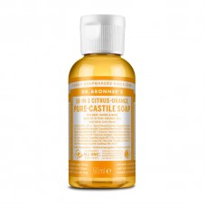 Dr. Bronner`s citrusu un apelsīnu šķidrās ziepes, 60ml
