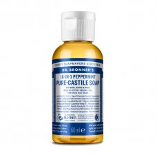 Dr. Bronner`s piparmētru šķidrās ziepes, 60ml