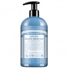 Dr. Bronner`s šķidrās cukura ziepes bērniem,  ar dozatoru, bez aromāta, 710ml
