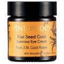 Antipodes Kiwi Seed Gold izgaismojošs acu krēms ar kivi sēklu eļļu un zeltu, 30ml