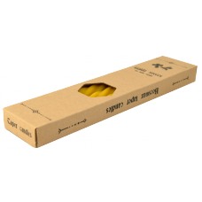 Emīlijas Bišu Vasks bišu vaska galda sveces, vītas formas, 3gb.