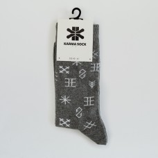 Karma Sock Latvietis zeķes 41-45. izmērs, pelēkas