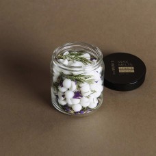 Munio Candela Naturella sojas vaska graudiņi stikla burciņā ar aromātu - kadiķis un limonijas, 60ml