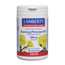 Lamberts uztura bagātinātājs Attīrīta naktssveces eļļa 1000mg, 90 kaps.