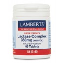 Lamberts uztura bagātinātājs Laktāzes komplekss 350mg (9000 FCC vienības), 60 tabl.