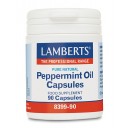 Lamberts uztura bagātinātājs Dabīga Piparmētru eļļa 100mg, 90 kaps.