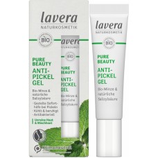 Lavera Pure Beauty pretpūtīšu gēls ar organisko piparmētru un salicilskābi, 15ml
