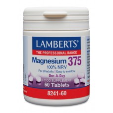 Lamberts uztura bagātinātājs Magnijs 375mg, 60 tabl.