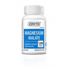 Zenyth uztura bagātinātājs Magnijs malāts (malate) 1200mg, 30 kaps.