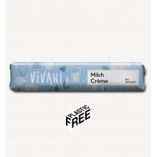Vivani BIO Milky Creme pilnpiena šokolādes batoniņš ar piena krēma pildījumu, 40g