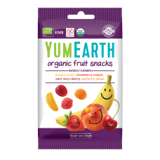 YumEarth BIO želejkonfektes ar dažādu augļu un ogu garšu, 50g