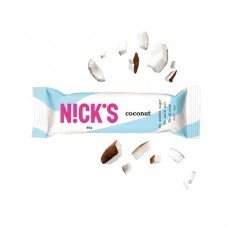 Nick's bezglutēna šokolādes batoniņš ar kokosriekstiem, bez pievienota cukura, 40g