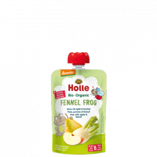 Holle BIO bumbieru biezenis ar ābolu un fenheli "Fennel Frog" no 6 mēn., 100g