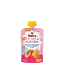 Holle BIO bumbieru, persiku un aveņu biezenis ar plēkšņu kviešiem “Pear Pony” no 8 mēn, 100g