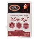 Indian Henna Salon matu krāsa uz hennas bāzes Wine Red (sarkanvīns), 6x10g