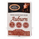 Indian Henna Salon matu krāsa uz hennas bāzes Auburn (zeltainais kastanis), 6x10g