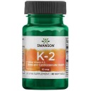 Swanson uztura bagātinātājs K2 50mkg, 30 kaps.