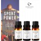 Daknang Sport Power, uztura bagātinātāju komplekts izturībai, enerģijai un imunitātei 3 x 10ml