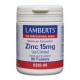 Lamberts uztura bagātinātājs Cinks (citrāts) 15mg, 90 tabl.