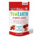 YumEarth BIO ledenes uz kātiņa ar dažādu augļu un ogu garšu 4 veidi, 85g/14gab.