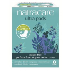 Natracare higiēniskās paketes ar spārniņiem Ultra Regular, 14gb