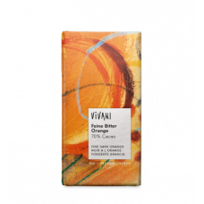 Vivani BIO melnā šokolāde ar apelsīnu eļļu, 100g