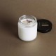 Munio Candela Naturella mazā sojas vaska svece stikla burciņā ar aromātu - pļavas ziedi, 100ml