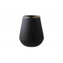 Vaidava Ceramics kolekcija Eclipse Gold vāze ar zelta maliņu, 185x225mm, 3,5l