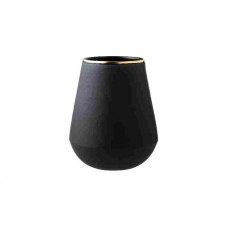 Vaidava Ceramics kolekcija Eclipse Gold vāze ar zelta maliņu, 185x225mm, 3,5l