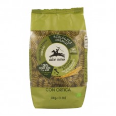 Alce Nero BIO cieto kviešu makaroni ar nātrēm Spirelli, 500g