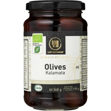 Urtekram Food BIO Kalamata olīvas bez kauliņiem sālījumā, 340g