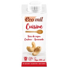 Ecomil BIO Indijas riekstu kulinārijas krēms bez cukura, 200ml